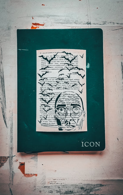 Fear and Loathing in Las Vegas "Bat Country" Open Edition Single Page Papercut