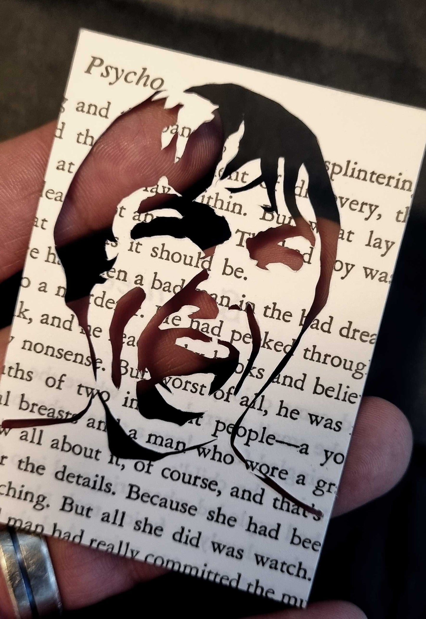 Psycho "A Quick Shower" ACEO Micro Cut