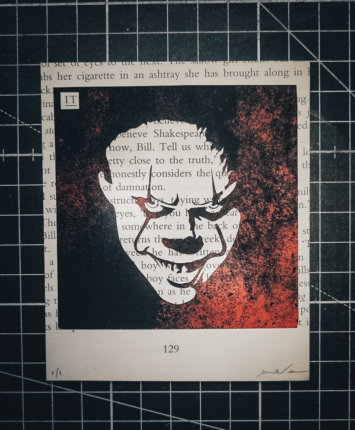 IT// "Pennywise" Polaroid Papercut Page 129