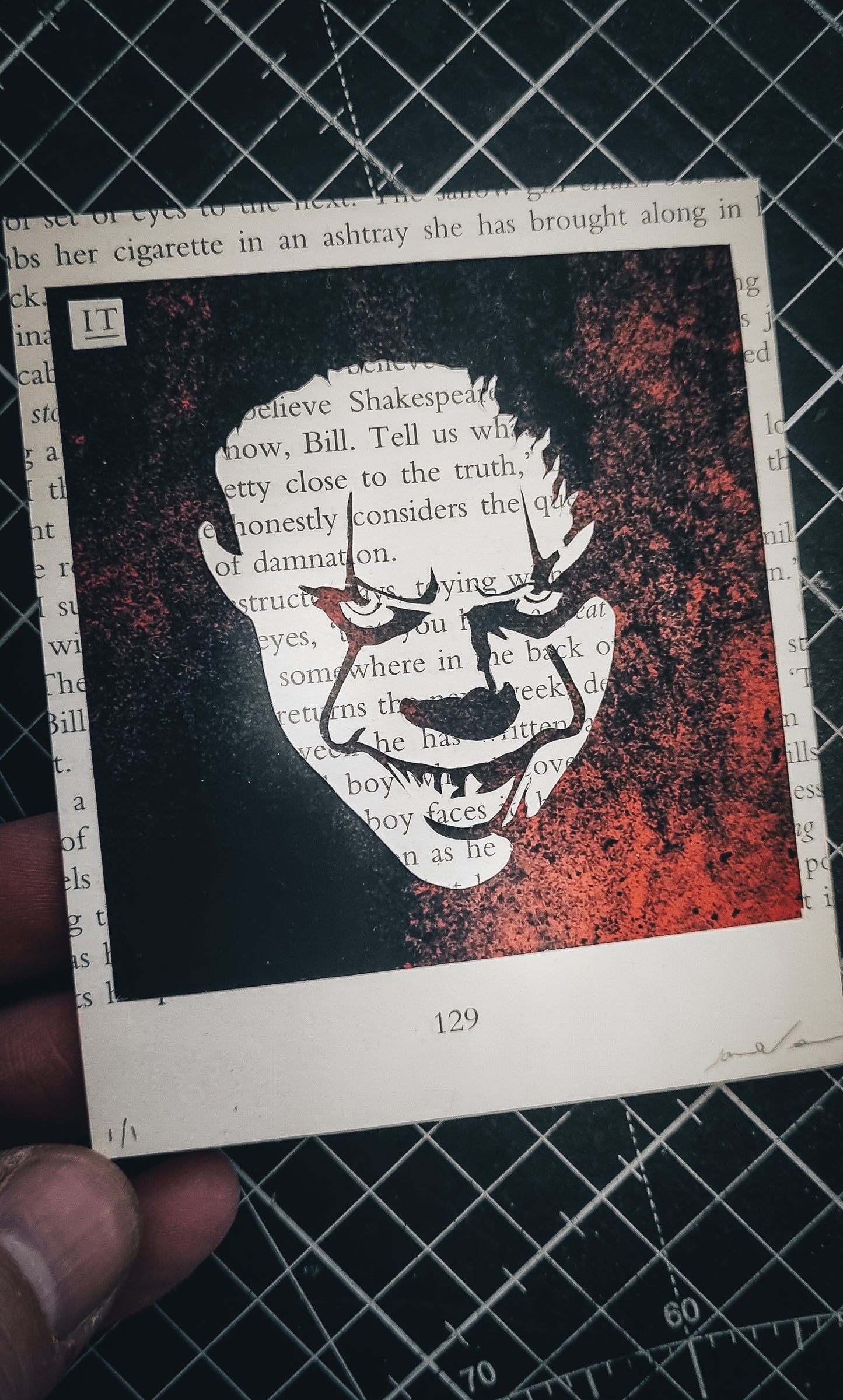 IT// "Pennywise" Polaroid Papercut Page 129