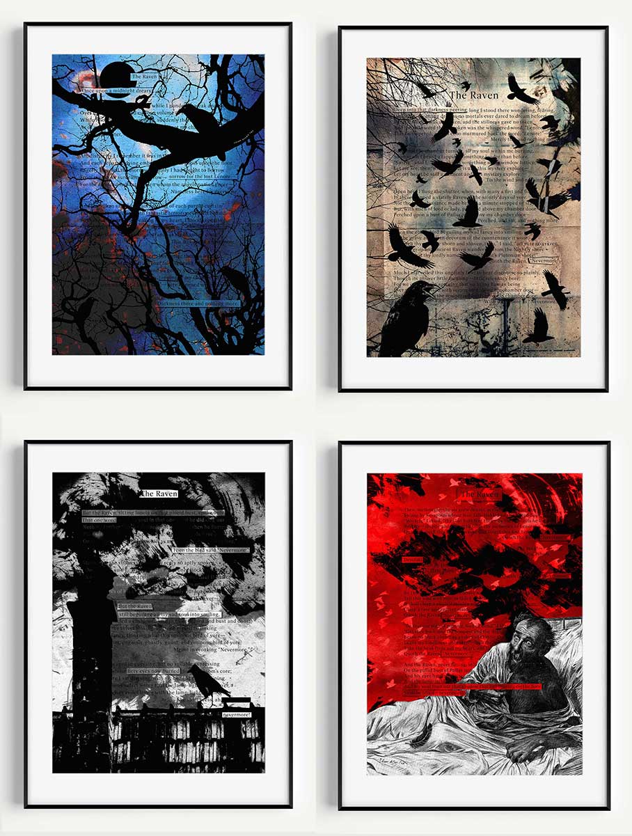 The Raven// "Fantastic Terrors" Fine Art Prints