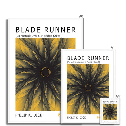 Blade Runner// Reaction Time is a Factor Framed Print