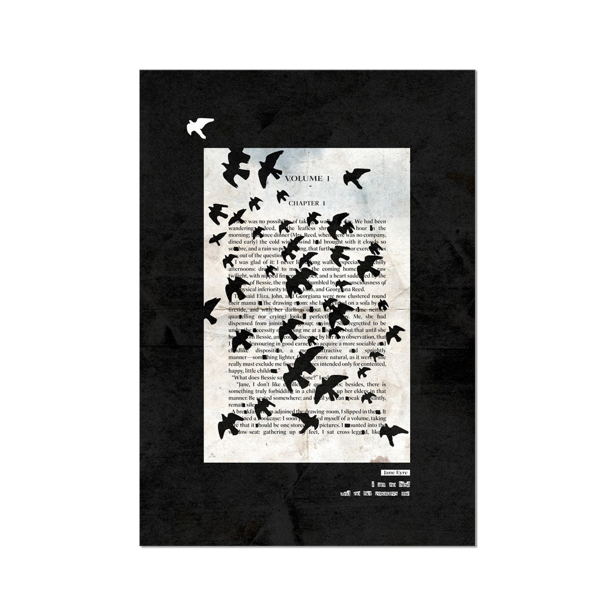 Jane Eyre// Free Bird 7 Fine Art Proof Print