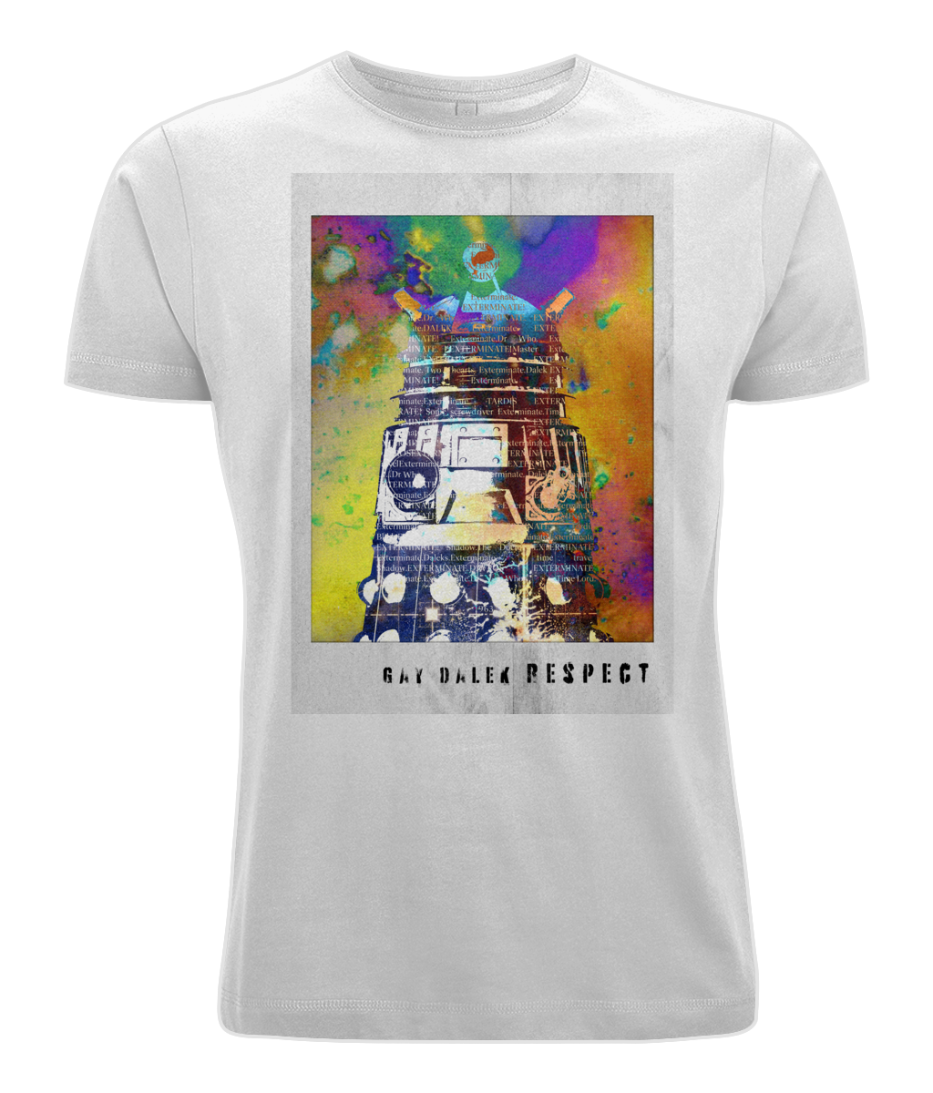 Dr WHO// GAY DALEK RESPECT T-SHIRT