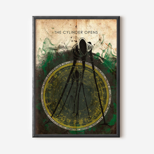 War of the Worlds// The Cylinder Opens Fine Art Print