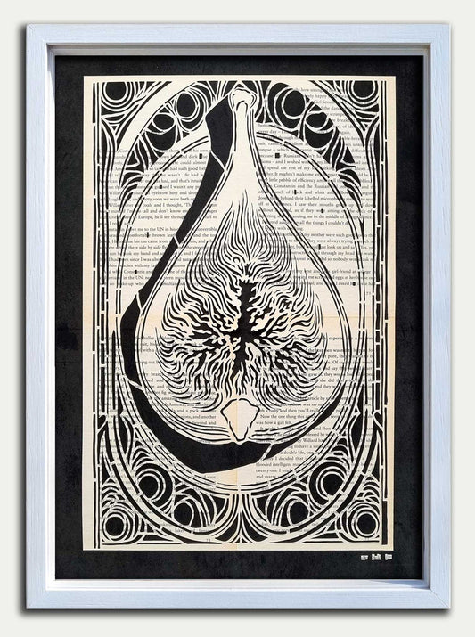 The Bell Jar// "Fig" Papercut Black Limited Edition