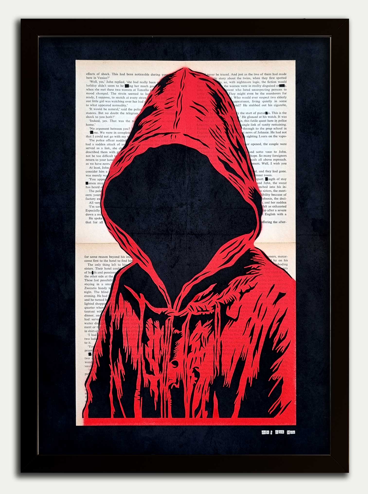 Don't Look Now// "The Serial Killer" Limited Edition Black Papercut