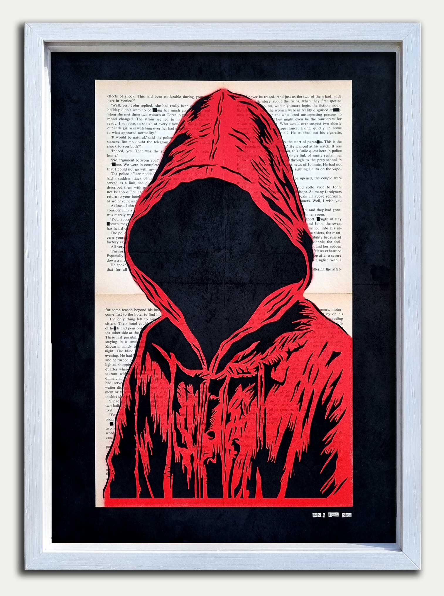 Don't Look Now// "The Serial Killer" Limited Edition Black Papercut