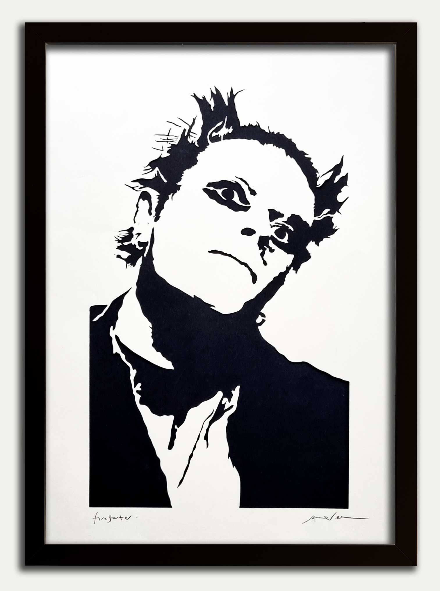 Firestarter// "Keith" Papercut White Limited Edition