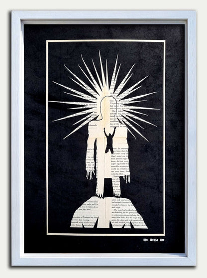 The Wicker Man// "Oh God" Double Page Original Papercut Study