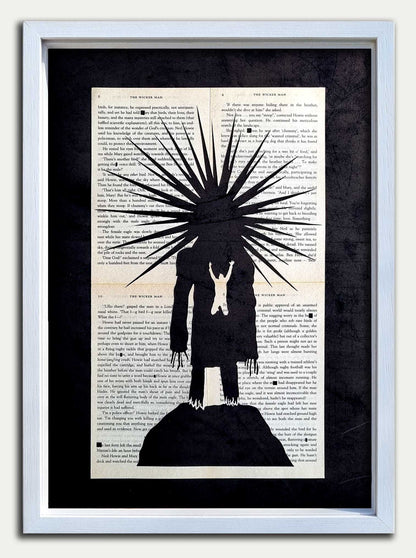 The Wicker Man// "Oh God" Double Page Original Papercut Study