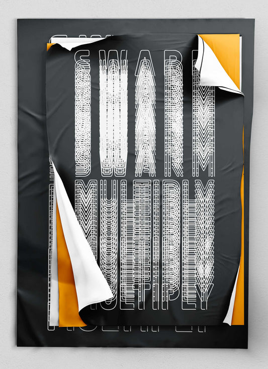War of the Worlds// Swarm and Multiply Wall Art Poster