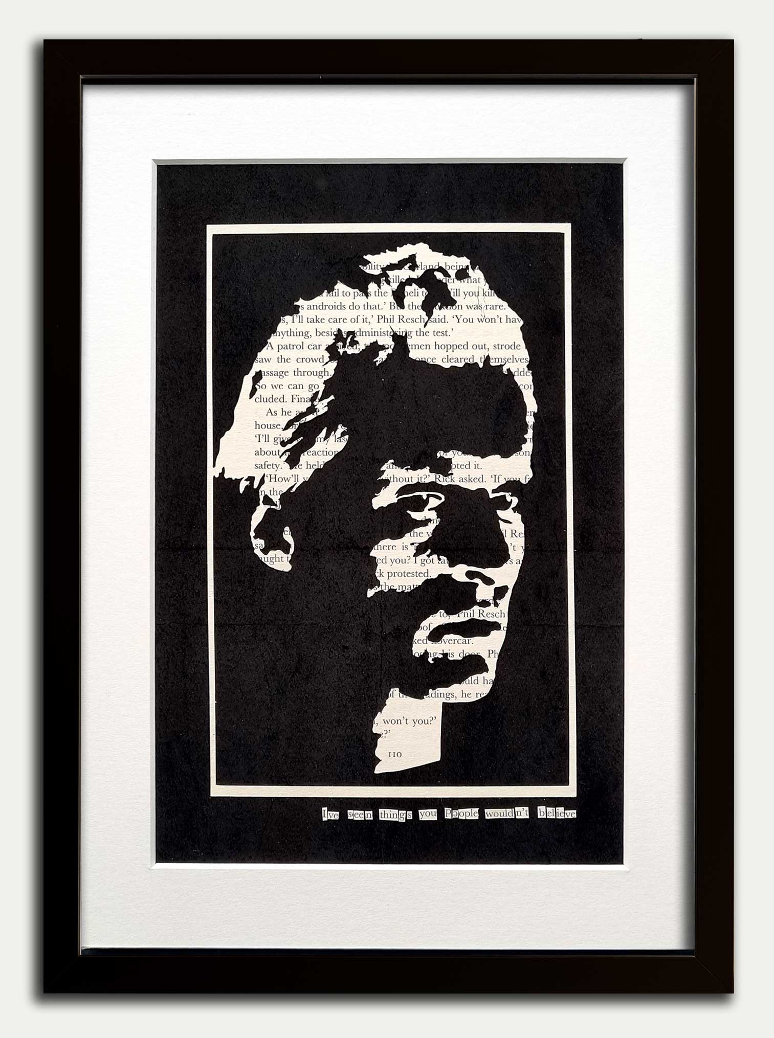 Blade Runner// "Roy" Papercut Black Limited Edition