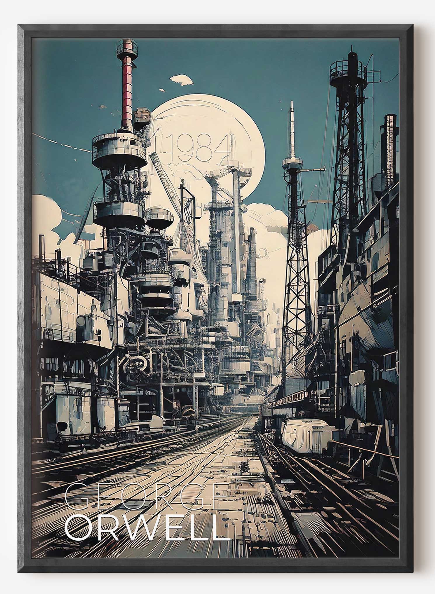 1984// "Blue Sky Industrial Hell" Fine Art Print