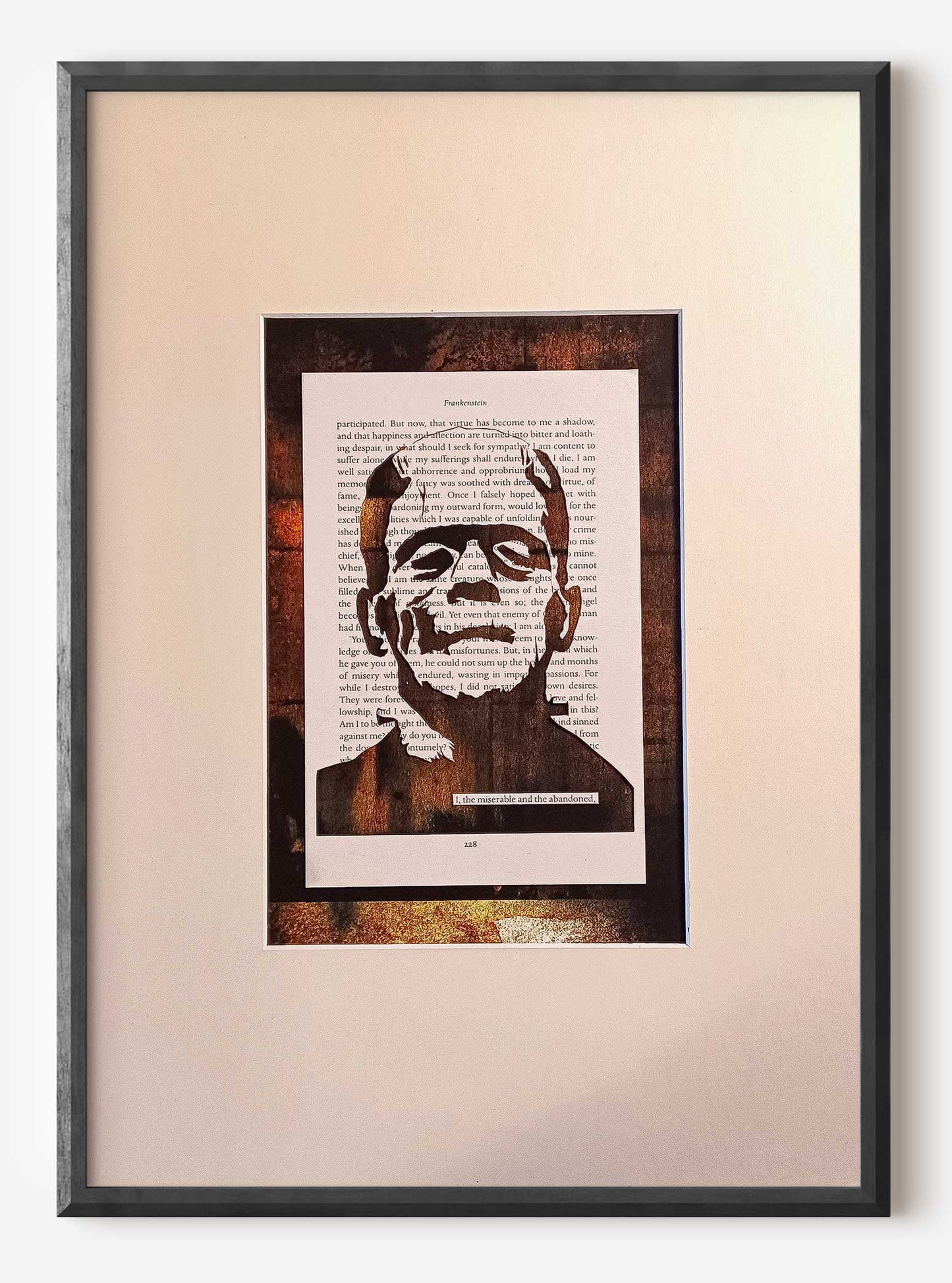 Frankenstein// "Boris Karloff Polaroid 228" Original