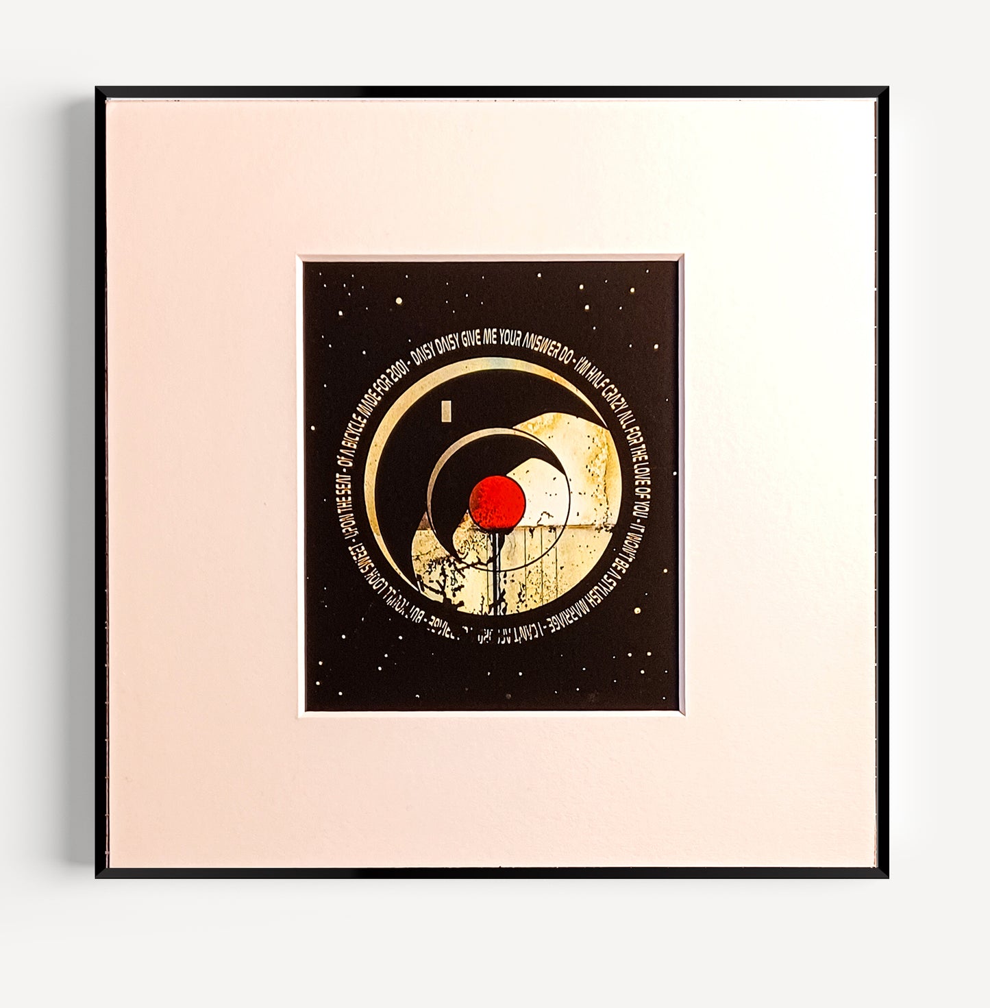 2001 Space Odyssey// EYE of HAL Grunge Print