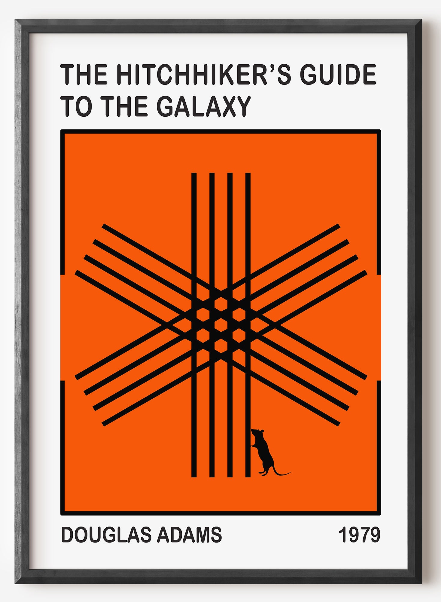 Limited Edition The Hitchhiker's Guide to the Galaxy// "Asterix & Mouse" ORANGE