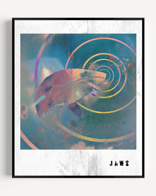 Jaws // Polaroid Papercut Print