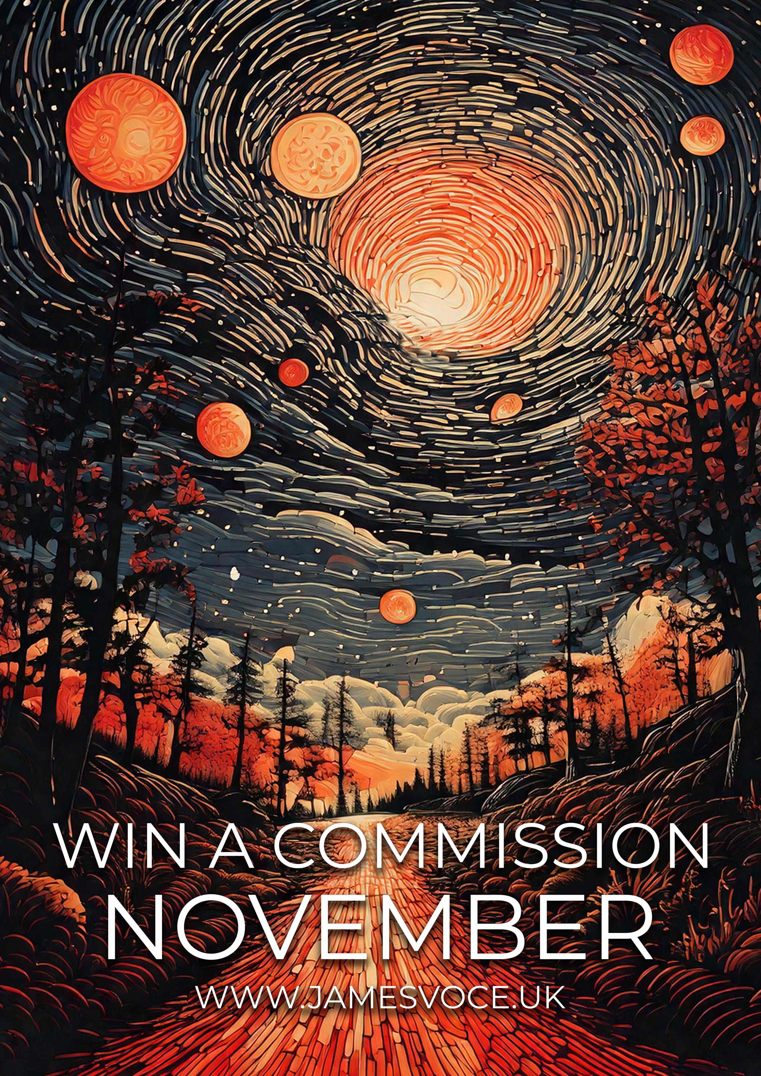 WIN A COMMISSION // NOVEMBER 2024