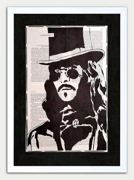 Dracula "Oceans of Time" Original Papercut