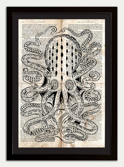 Call of Cthulhu// "Octopus I" Fine Art Print