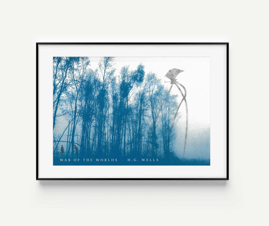 War of the Worlds// On Horsell Common Fine Art Print NEAR MISS-PRINT