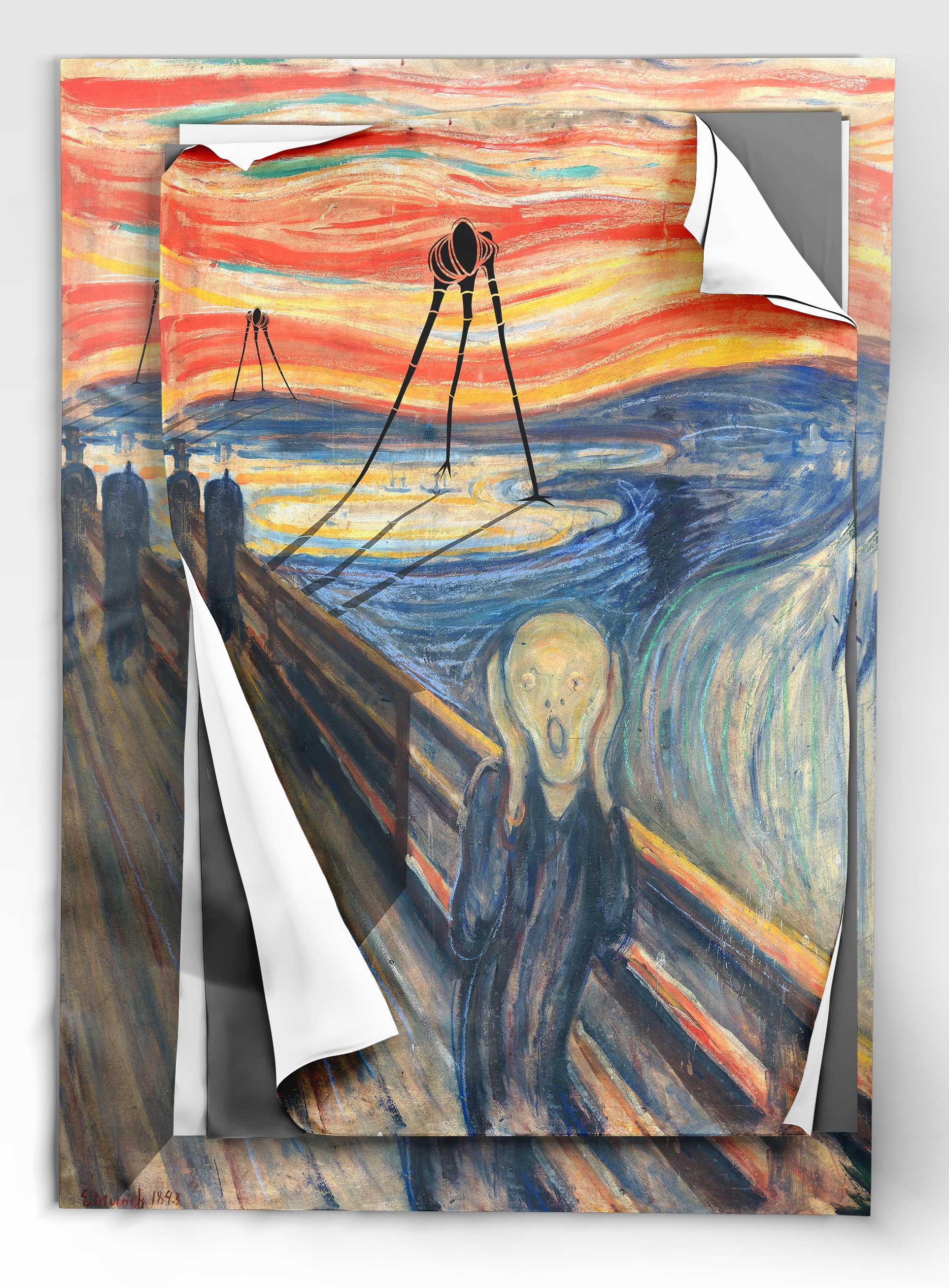 War of the Worlds// Scream Wall Art Poster