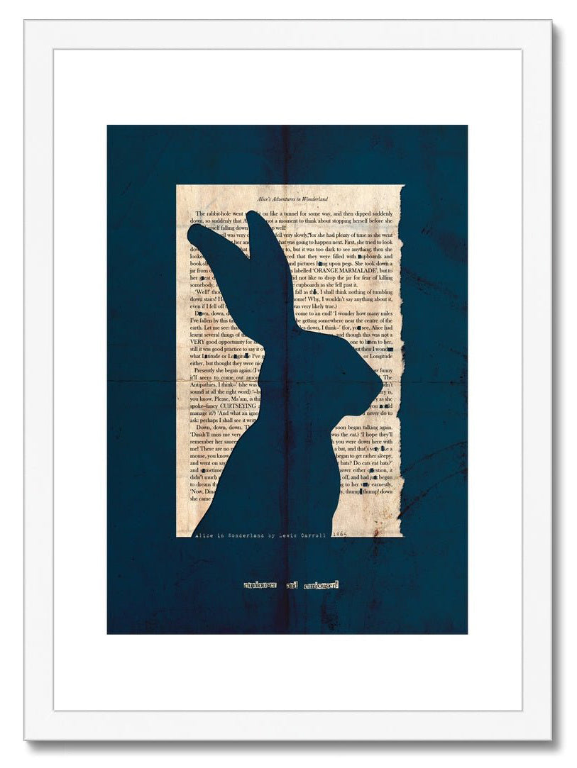 Alice in Wonderland Hare in Blue