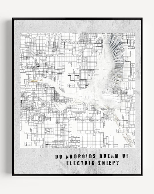 Blade Runner // "The Last Heron" Polaroid Papercut Print