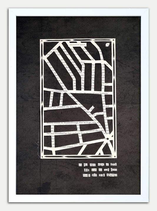 Brighton Rock "Seven Dials" Original Papercut Study