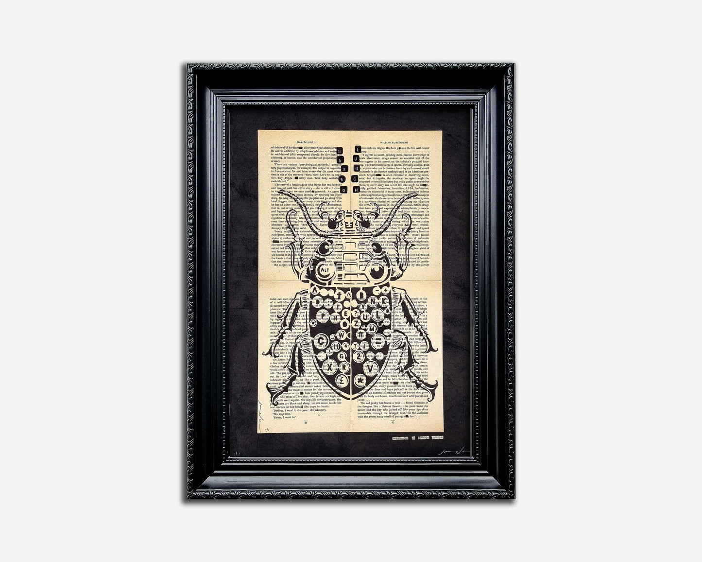 Naked Lunch// "Bug Powder Dust" Framed Original