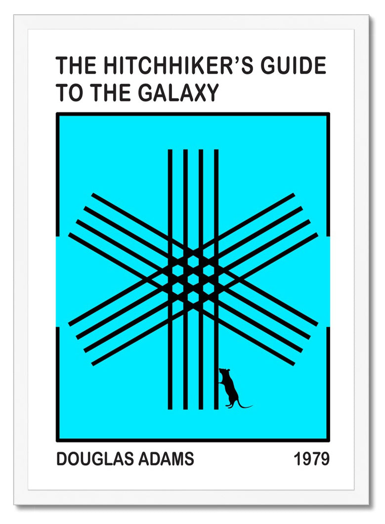 Hitchhiker's Guide to the Galaxy// "Asterisk & Mouse" Fine Art Print