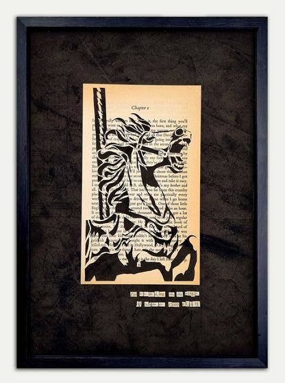 Catcher in the Rye "On the Edge" Original Single Page Papercut