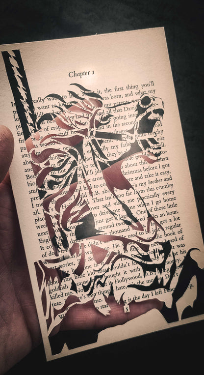 Catcher in the Rye "On the Edge" Original Single Page Papercut
