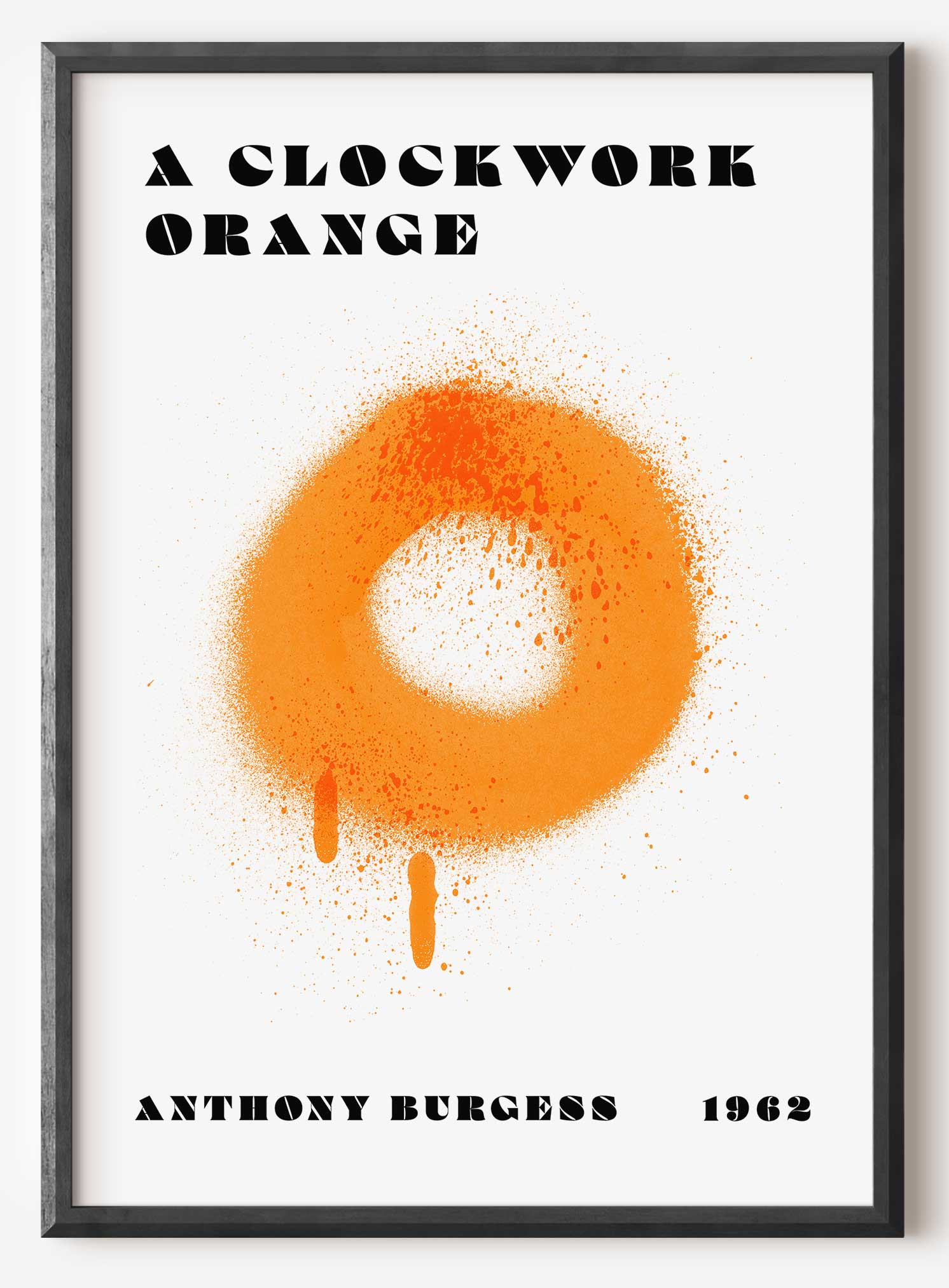 A Clockwork Orange// "Graffiti Orange" Fine Art Print