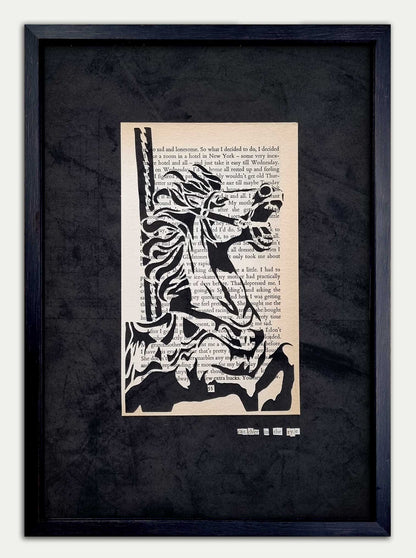 The Catcher in the Rye "On the Edge" Open Edition Single Page Papercut