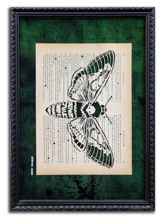 Silence of the Lambs// "Acherontia atropos 272-273" Original Artwork