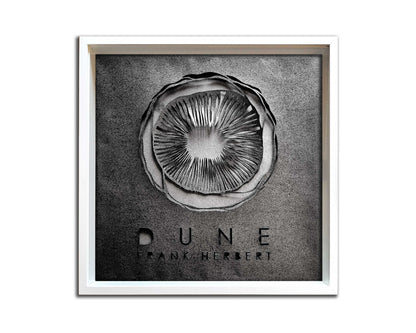 DUNE// "Shai-Hulud" Black on Black 3D Framed Papercut