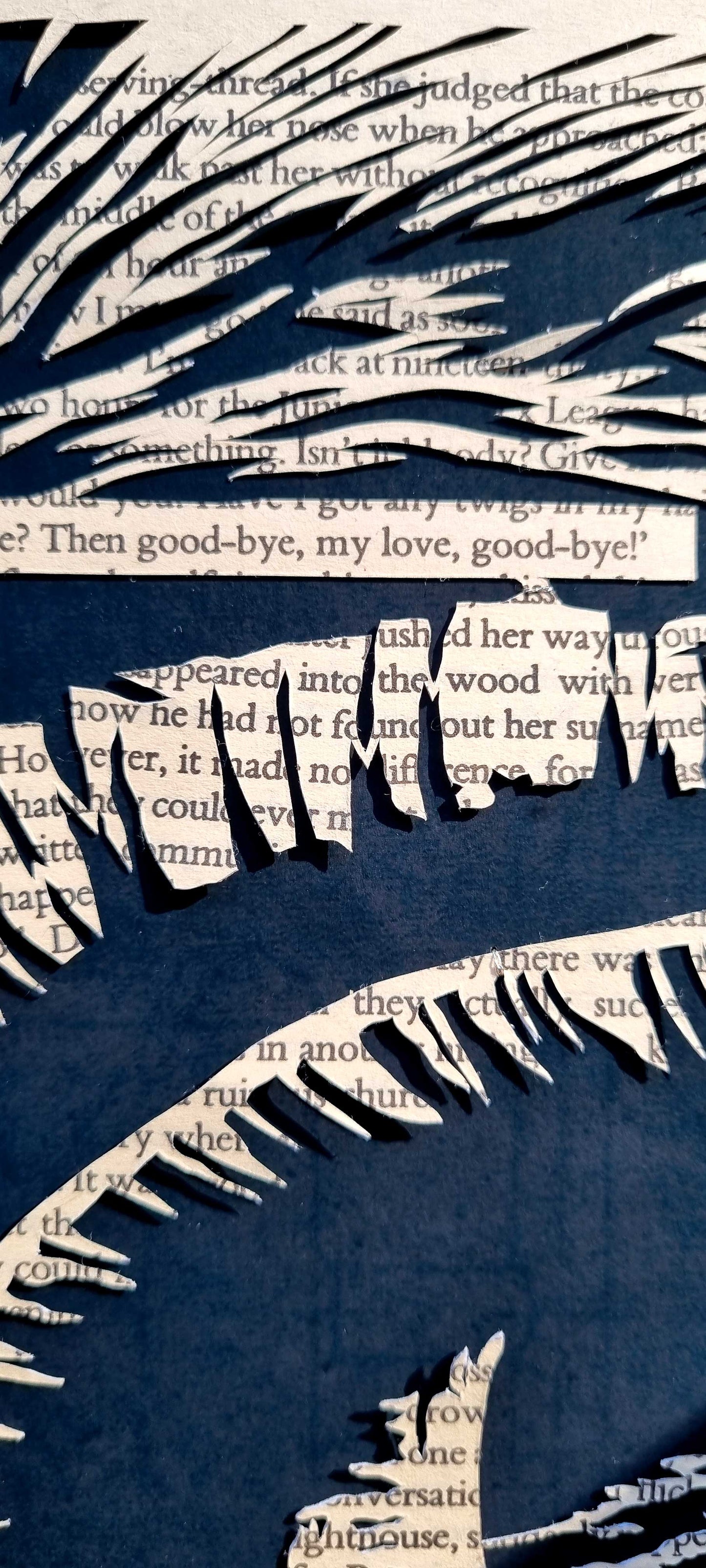 1984// "I Love You Winston" Original Papercut