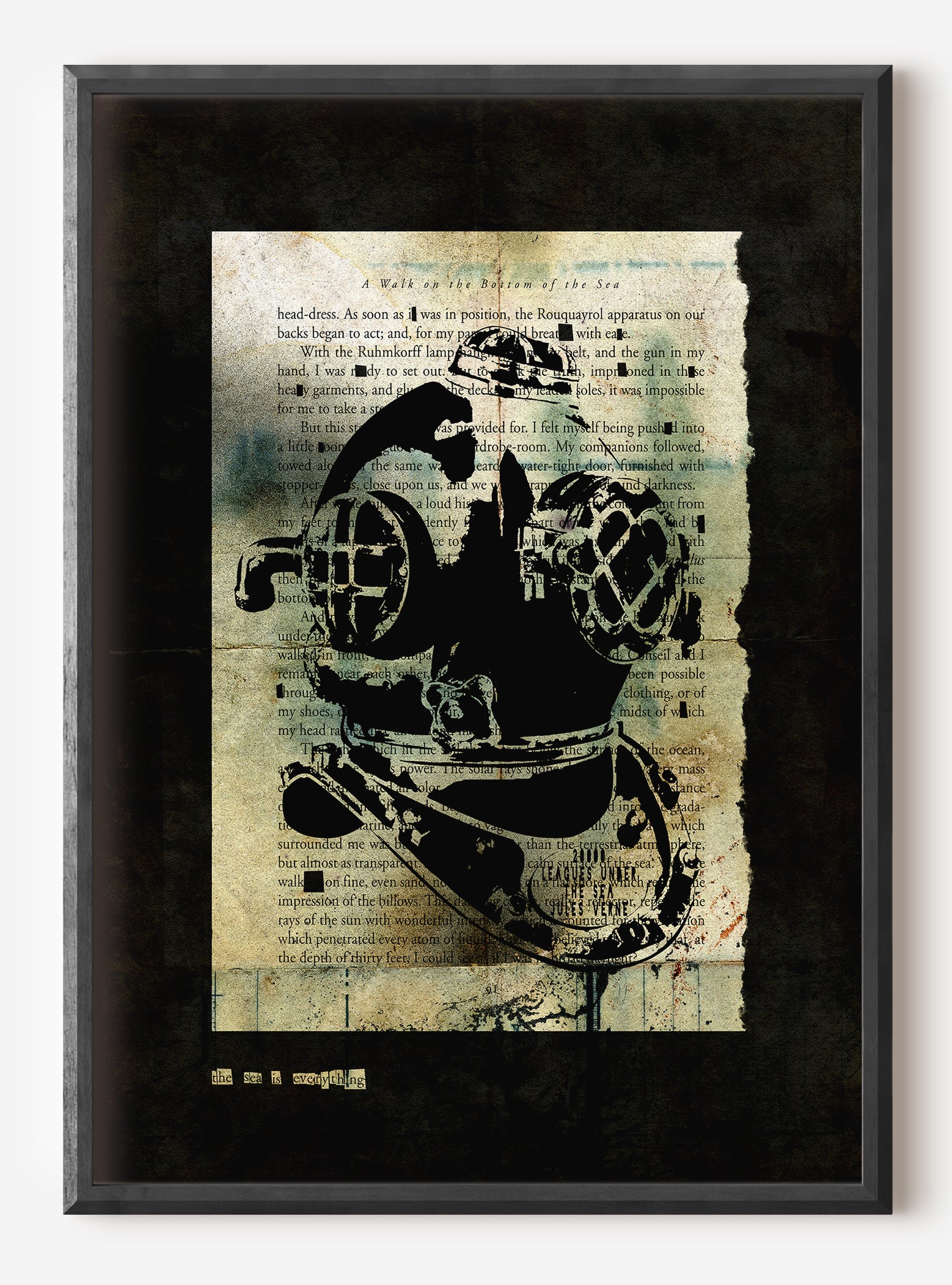 20,000 Leagues Under the Sea // "Steampunk Diver 91" Fine Art Print