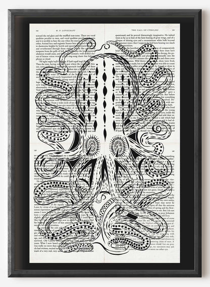 The Call of Cthulhu Original Papercut