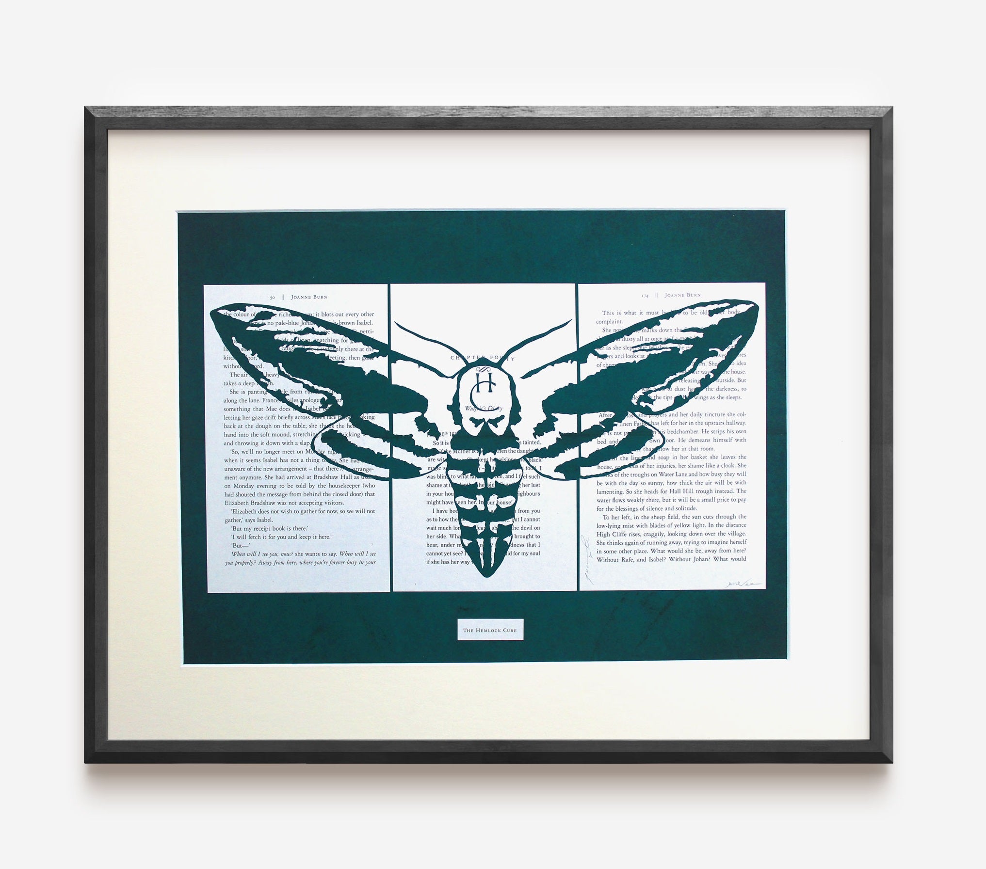 The Hemlock Cure// "Privet Hawk Moth" Original Double Artwork