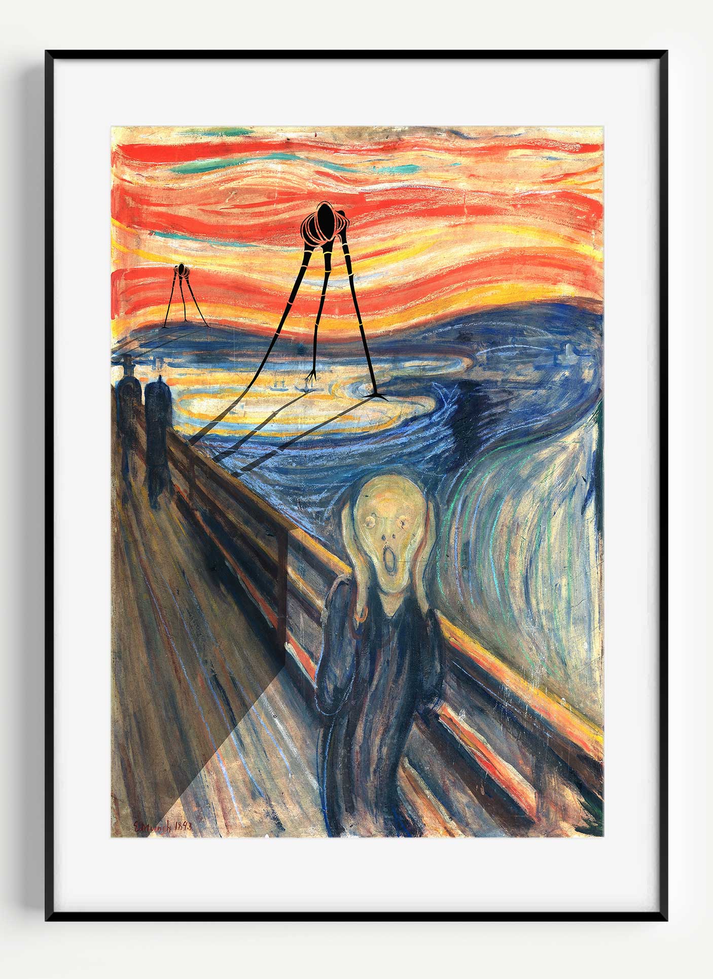 War of the Worlds// Scream Wall Art Poster