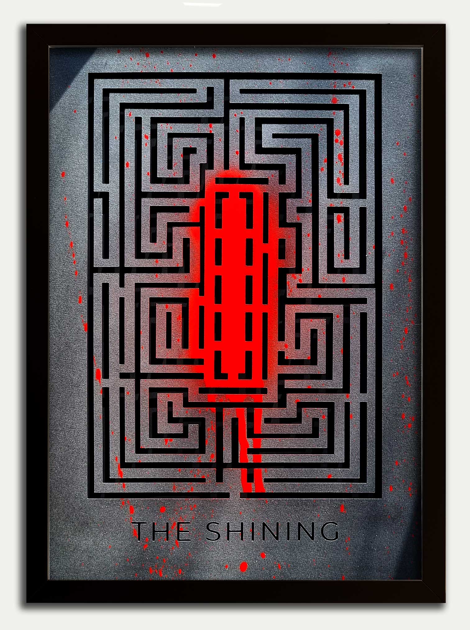 The Shining// "Overlook Maze" Framed Floating Papercut