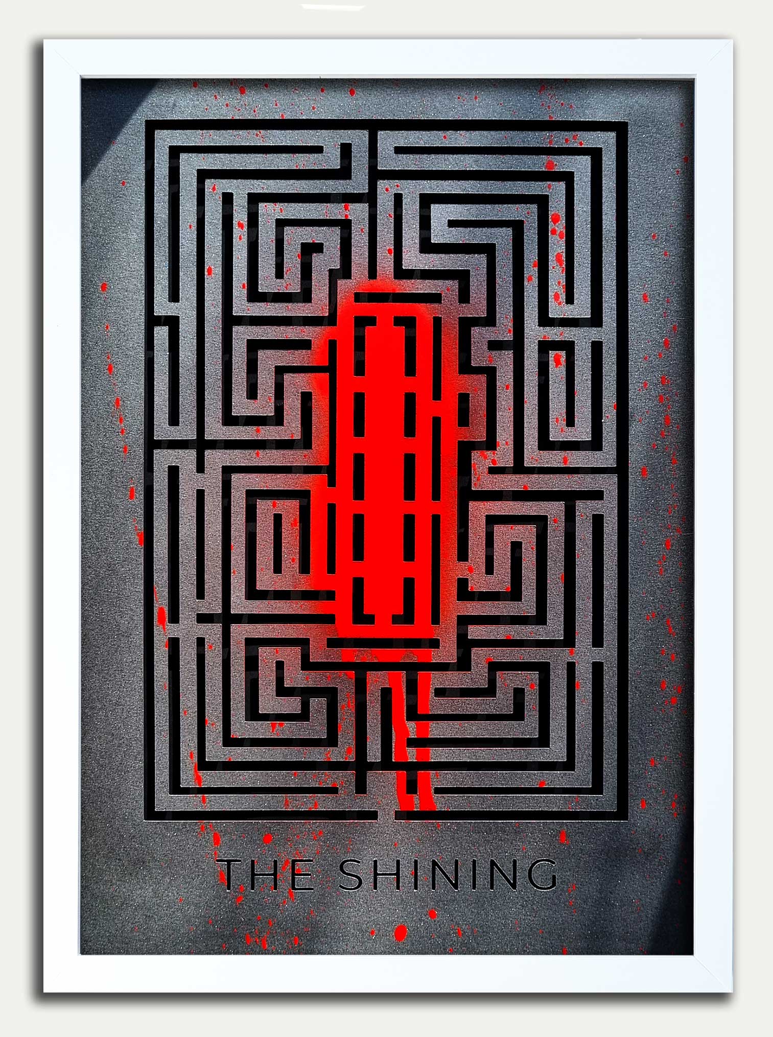 The Shining// "Overlook Maze" Framed Floating Papercut