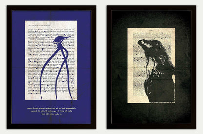 War of the Worlds// "The Gulf Raven" Mashup Fine Art Print