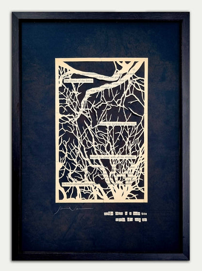 Lord of the Flies "Wee Beasties" Original Single Page Papercut