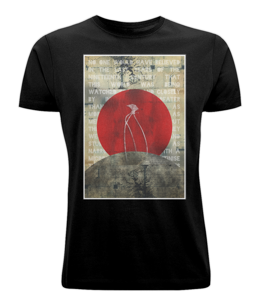 War of the Worlds// "MONSTROUS TRIPOD" Grunge T-Shirt Black
