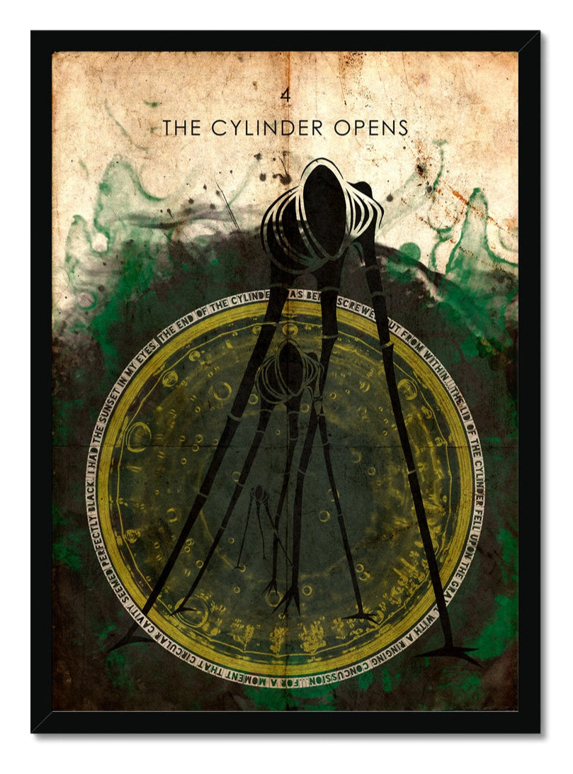 War of the WOrlds// "The Cylinder Opens" Fine Art Print