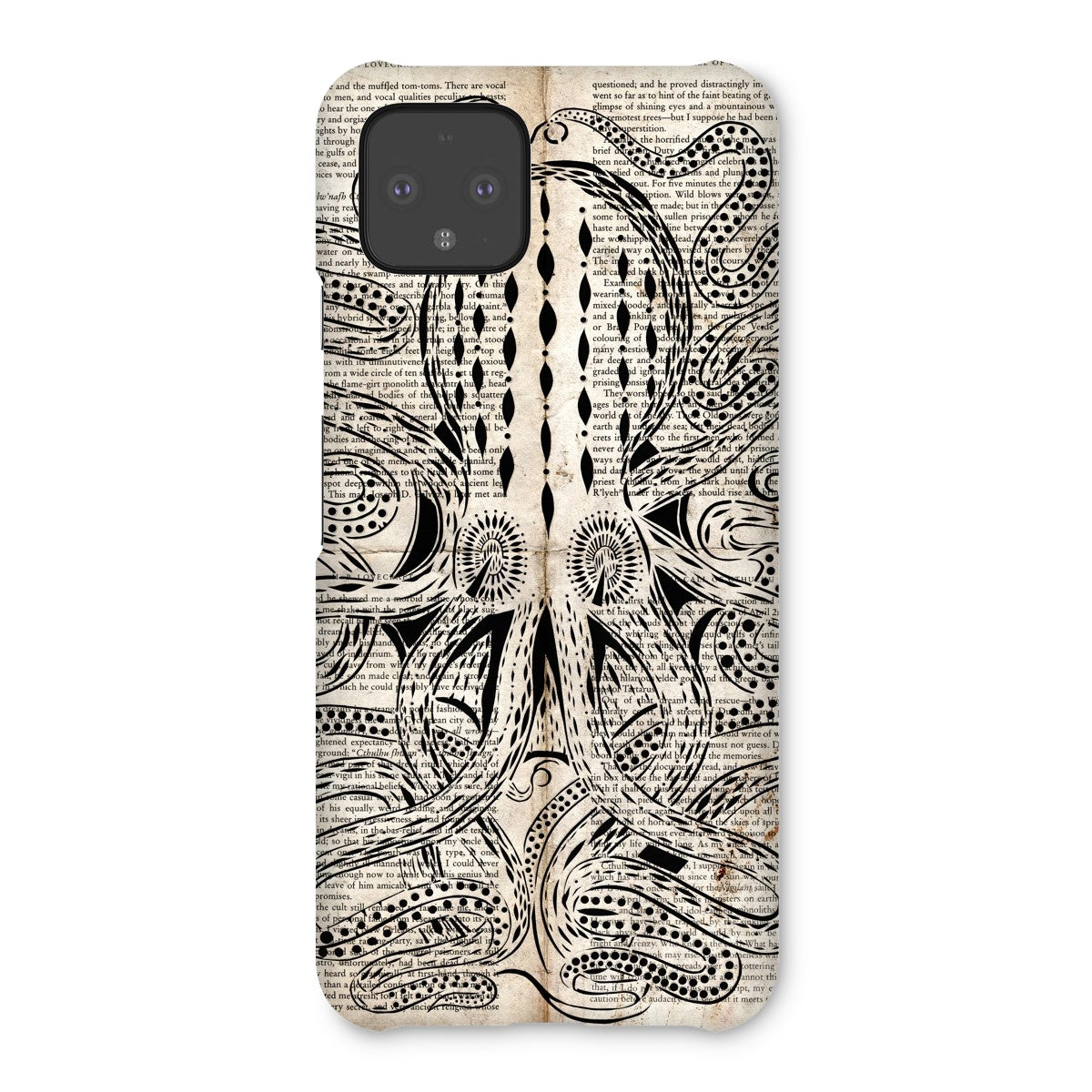 Lovecraft, The Call of Cthulhu Grunge Edition Snap Phone Case